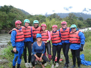 rafting in Ecuador